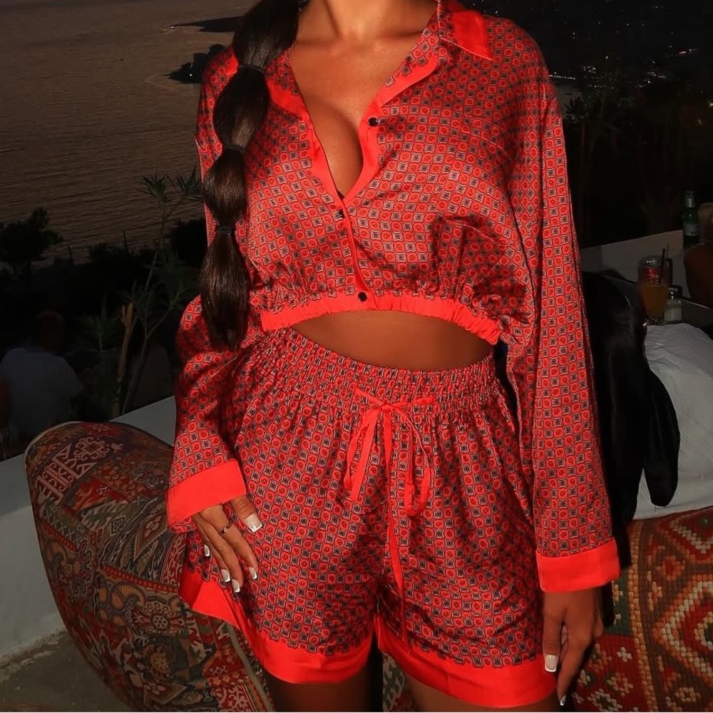 Sandro Scarf Print Set Size 34